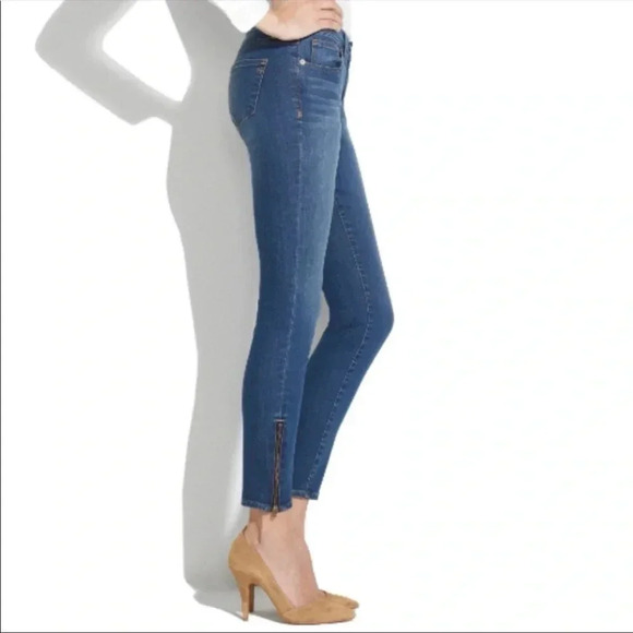 MADEWELL Ankle Zip Skinny Crop Jeans in Size 26 - Picture 1 of 12